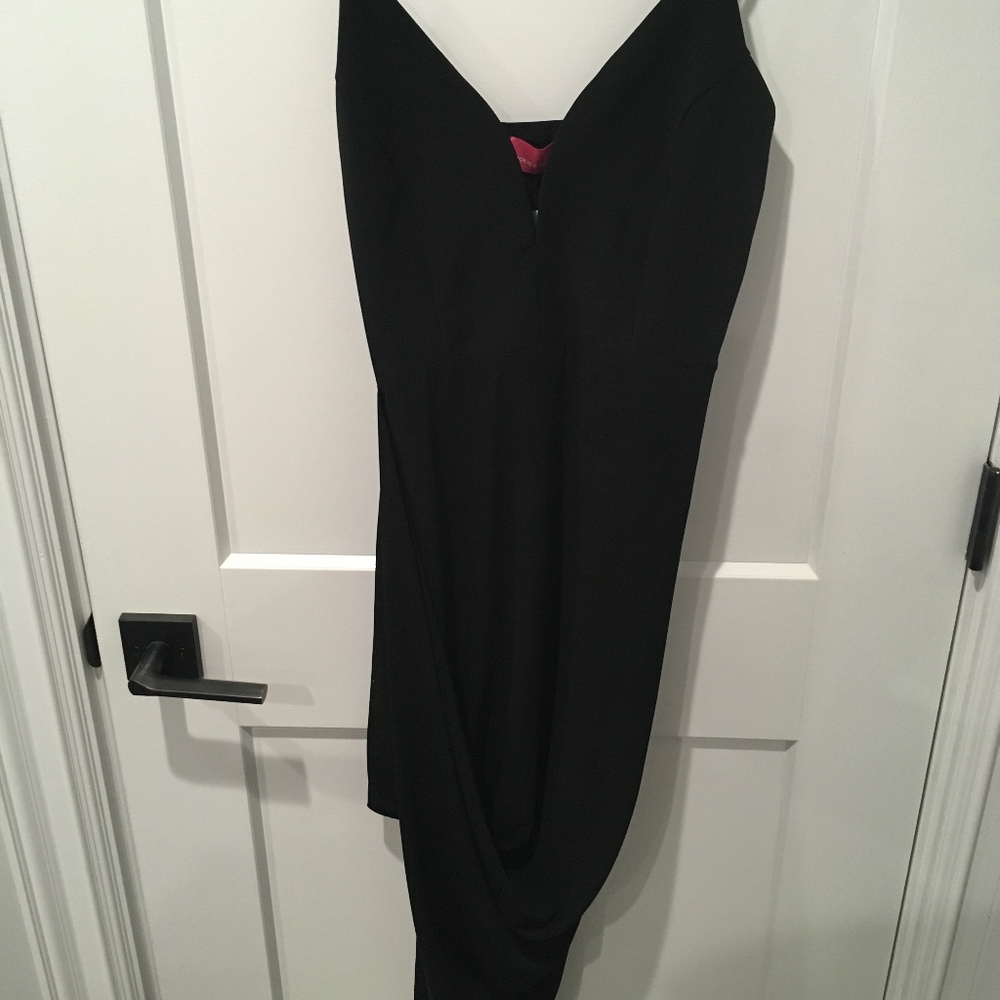 Black Asymmetrical Dress